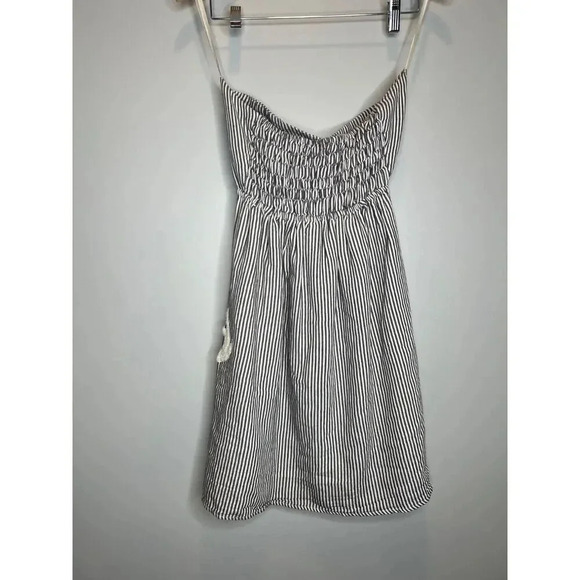 Judith March strapless dress elastic embroidered moose reindeer elk size SMALL - Picture 6 of 6